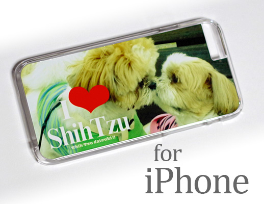 iPhone6plus用ケース、シーズー大好きモデル
