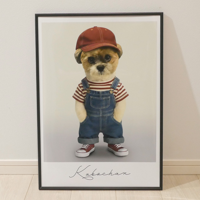 シーズーかぼちゃんアートポスター